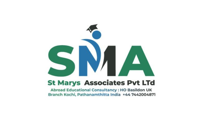 St Mary's Associates, study abroad, international education, education consultancy, UK education, Canada study, Europe study, no IELTS, student visa, overseas education, Philip Kulanjikombil John, Kerala, India, global universities, scholarship opportunities