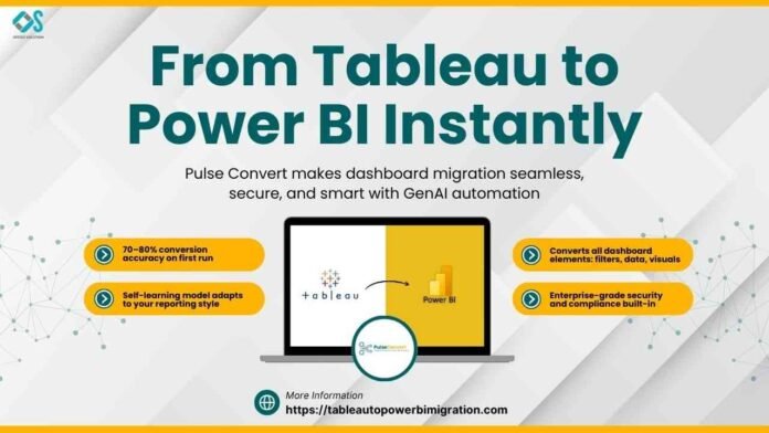 Pulse Convert by Office Solution: The Most Reliable Solution for Automated Tableau to Power BI Migration