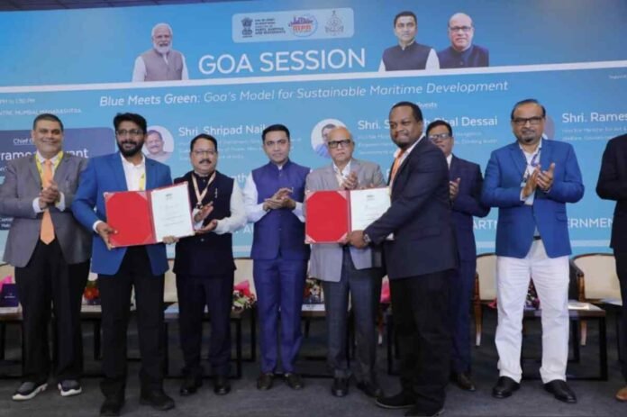 Goa State Session of India Maritime Week 2025 Goa State Session of India Maritime Week 2025,Goa Maritime Future, Sustainable Maritime Development, Blue Meets Green, India Maritime Week 2025, Green Shipping Goa, Mormugao Port LNG, Goa Maritime Waterways
