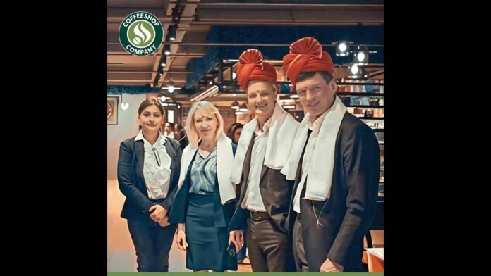 The Coffeeshop Company India, Vienna coffee brand India, 100 stores by 2029, Delhi Punjabi Bagh café, Austrian coffee chain expansion, Franchise India partnership