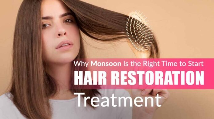 Monsoon Hair Care, Hair Restoration Treatment, Hair Loss in Monsoon, PRP Therapy, Hair Transplant Recovery, Scalp Health, Dermapuritys